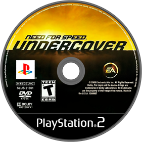 Need for Speed: Undercover - Disc Image