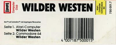 Wilder Westen - Box - Back Image