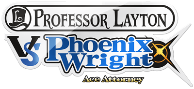 Professor Layton vs Phoenix Wright: Ace Attorney - Clear Logo Image