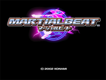 Martial Beat - Screenshot - Game Title Image