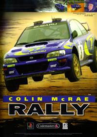 Colin McRae Rally - Advertisement Flyer - Back Image