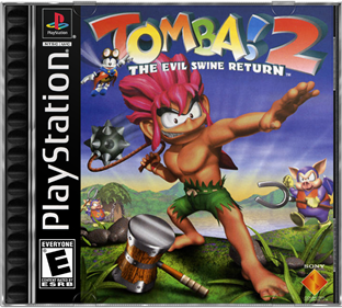 Tomba! 2: The Evil Swine Return - Box - Front - Reconstructed Image