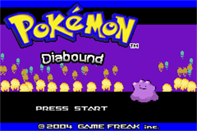 Pokémon Diabound - Screenshot - Game Title Image