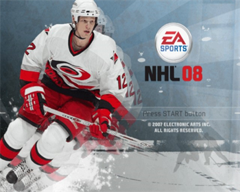 NHL 08 - Screenshot - Game Title Image