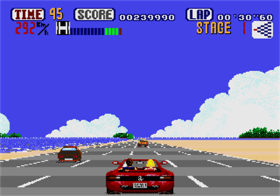 OutRun - Screenshot - Gameplay Image