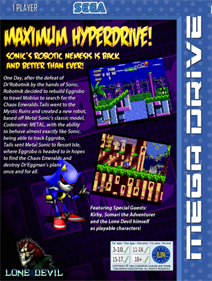 Metal Sonic Hyperdrive - Fanart - Box - Back Image