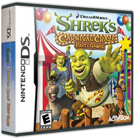 Shrek's Carnival Craze: Party Games - Box - 3D Image