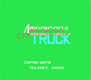 American Truck - Screenshot - Game Title Image