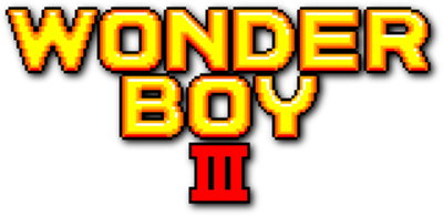 Wonder Boy III: The Dragon's Trap - Clear Logo Image