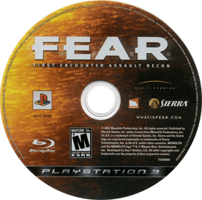F.E.A.R.: First Encounter Assault Recon - Disc Image