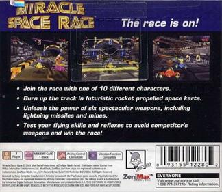 Miracle Space Race - Box - Back Image