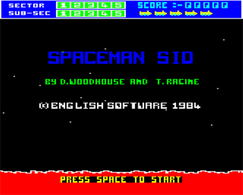 Spaceman Sid - Screenshot - Game Title Image