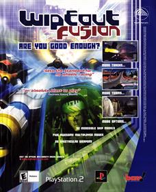 WipEout Fusion - Advertisement Flyer - Front Image