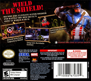 Captain America: Super Soldier - Box - Back Image
