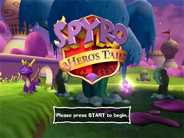 Spyro: A Hero's Tail - Screenshot - Game Title Image