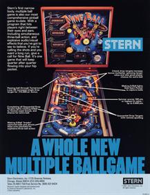 Nine Ball - Advertisement Flyer - Back Image