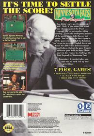 Minnesota Fats: Pool Legend - Box - Back Image