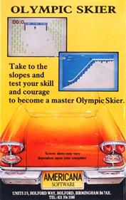 Olympic Skier - Box - Back Image