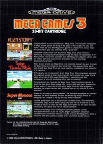 Mega Games 3 - Box - Back Image