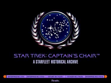 Star Trek: Captain's Chair - Screenshot - Game Title Image
