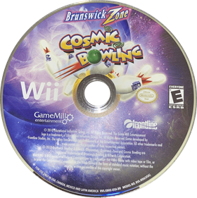 Brunswick Zone: Cosmic Bowling - Disc Image
