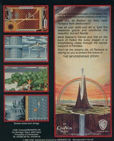 The Neverending Story II: The Arcade Game - Box - Back Image