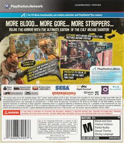 The House of the Dead: Overkill Extended Cut - Box - Back Image
