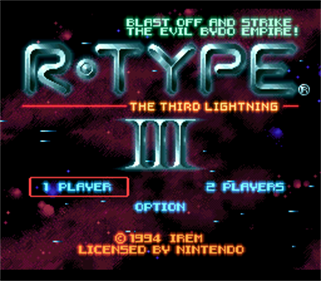 R-Type III - Screenshot - Game Title Image