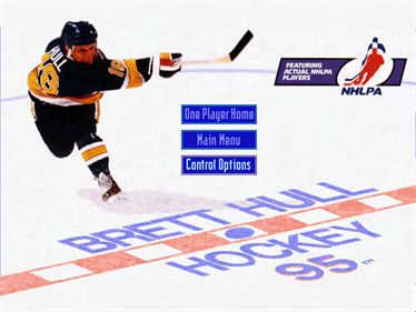 Brett Hull Hockey 95 - Screenshot - Game Title Image
