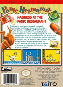 Panic Restaurant - Box - Back Image
