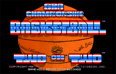 GBA Championship Basketball: Two-on-Two - Screenshot - Game Title Image