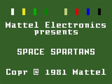 Space Spartans - Screenshot - Game Title Image
