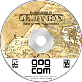The Elder Scrolls IV: Oblivion: Game of the Year Edition Deluxe - Fanart - Disc Image
