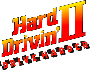 Hard Drivin' II: Drive Harder - Clear Logo Image