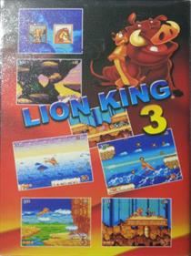 Lion King 3 - Box - Back Image
