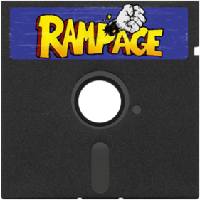 Rampage (European Version) - Fanart - Disc Image