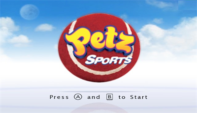 Petz Sports - Screenshot - Game Title Image