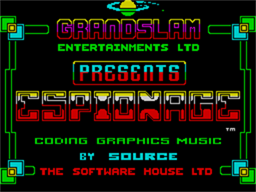 Espionage: The Computer Game - Screenshot - Game Title Image