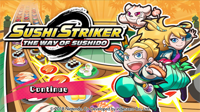 Sushi Striker: The Way of Sushido - Screenshot - Game Title Image