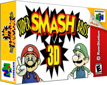 Super Smash Bros. 3D - Box - 3D Image