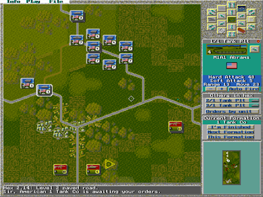 Wargame Construction Set II: Tanks! - Screenshot - Gameplay Image