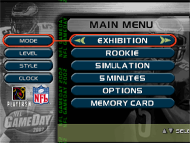 NFL GameDay 2002 - Screenshot - Game Title Image