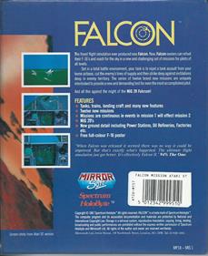 Falcon Mission Disk: Operation: Counterstrike - Box - Back Image