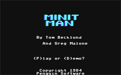 Minit Man - Screenshot - Game Title Image