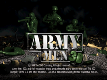 Army Men 3D - Screenshot - Game Title Image