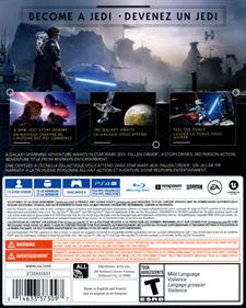 Star Wars Jedi: Fallen Order - Box - Back Image