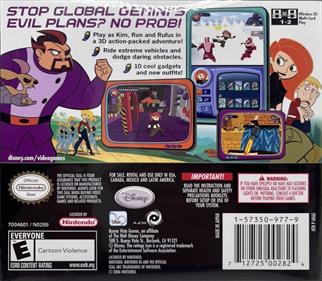 Kim Possible: Global Gemini - Box - Back Image