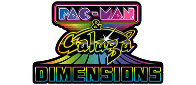 Pac-Man & Galaga Dimensions - Clear Logo Image