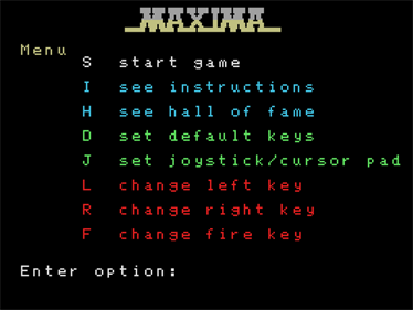 Maxima - Screenshot - Game Select Image