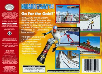 Nagano Winter Olympics '98 - Box - Back Image